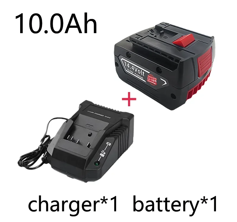 14.4V 12800mAh Rechargeable Battery For Bosch Power Tool For GBH GDR GSR 1080 DDS180 BAT614G Replacement Li-ion Battery