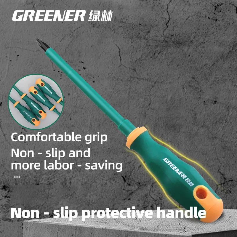 GREENERY Electrician Insulated Screwdriver Set Magnetic Phil