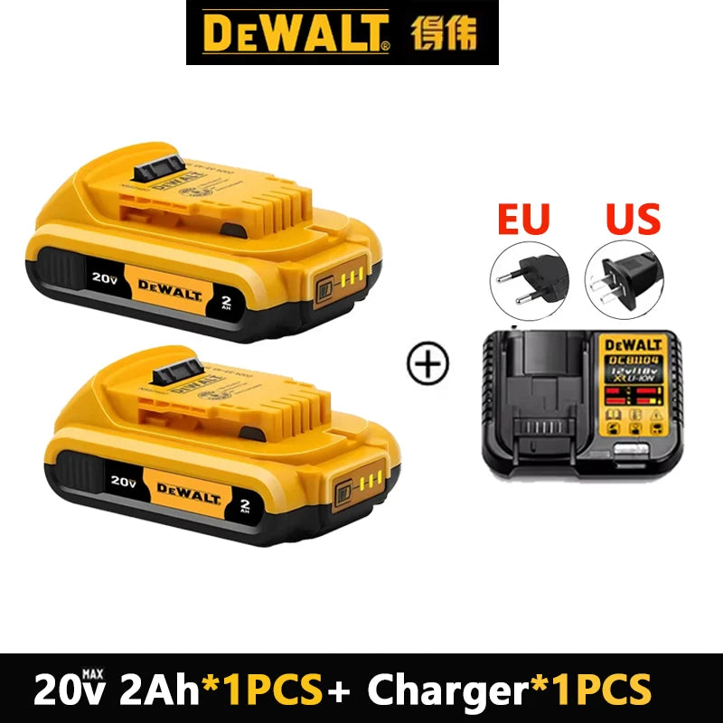 DeWALT 100% Original Battery 20V/60V 6Ah 9Ah MAX FlexVolt for DCB606 DCB205 DCB206 DCB209 DCB182 Power Tool with Charger