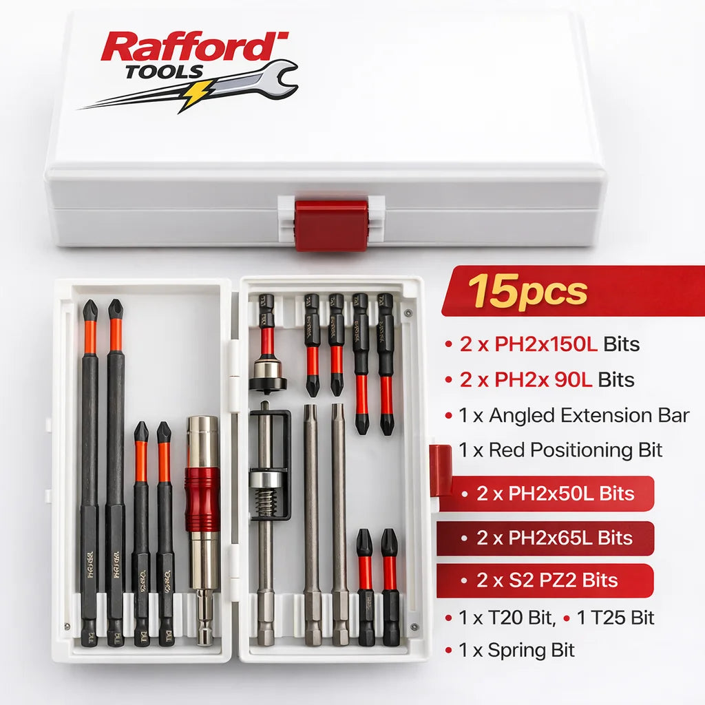 Magnetic Non-Slip Drill Bit Set 3/6/12 Pieces S2 Steel Crosshead and Impact Drill Bits Suitable for Electric and Hand Drivers