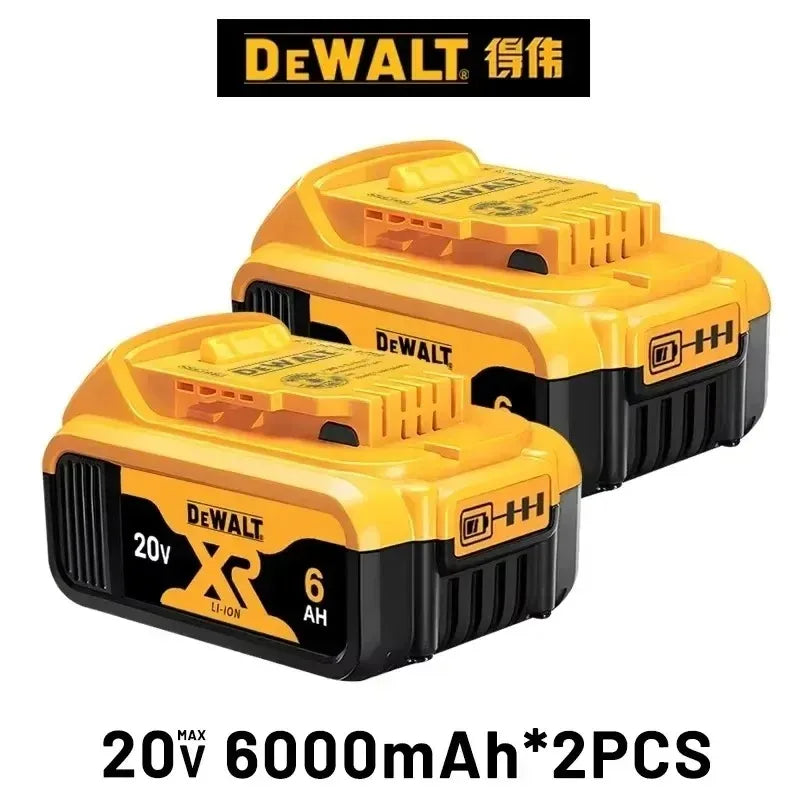 100% Original DeWALT 20V 6000mAh Power Tool Battery DCB206 DCB205 DCB200 DCF887 DCG405 DCD791 DCF922 DCF850 DCD805 Tool Battery
