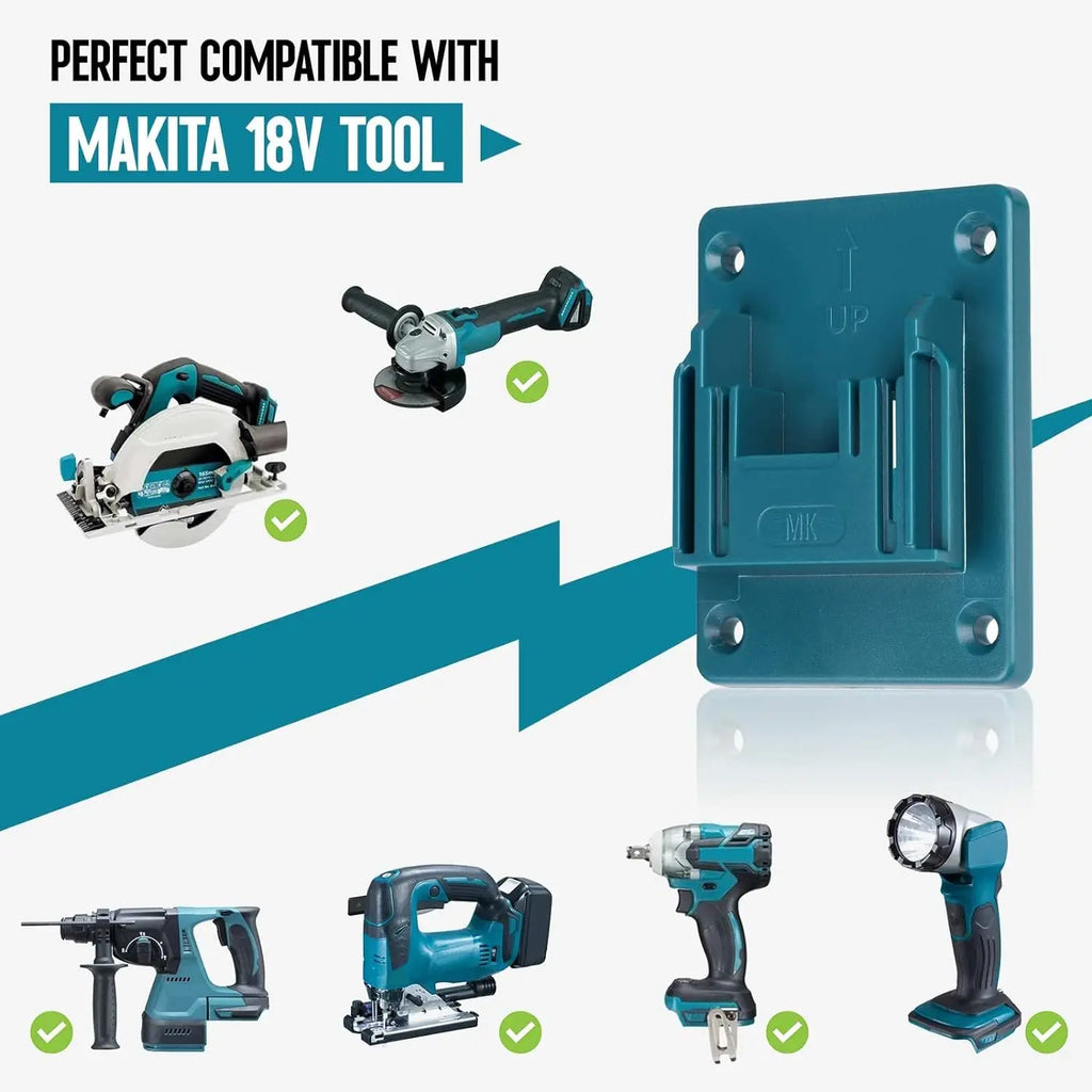 1pcs/2pcs/6pcs Wall Mount Electric Tool Holder for Makita 18