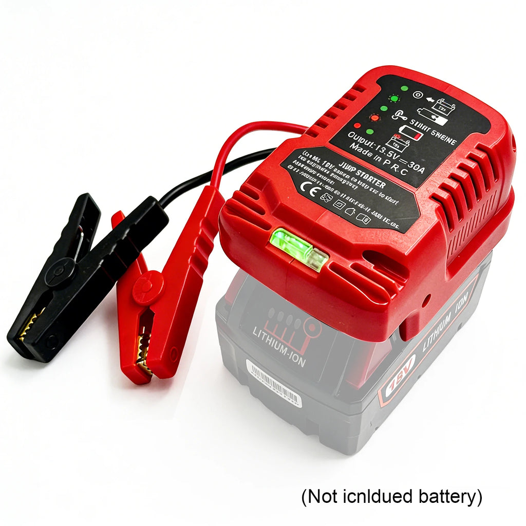 Jumper Cable Adapter for Milwaukee 18V Auto Car Jump Starter