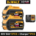 Genuine Dewalt Battery 20V/60V 2Ah 5Ah 6Ah 9Ah Rechargeable Lithium Ion Battery DCB609 Dewalt Power Tools Replacement Battery