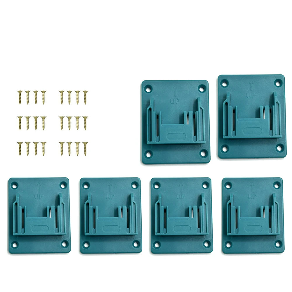 1pcs/2pcs/6/10pcs Wall Mount Electric Tool Holder for Makita 18V Wall Power Mount Storage Battery Bracket Fixing