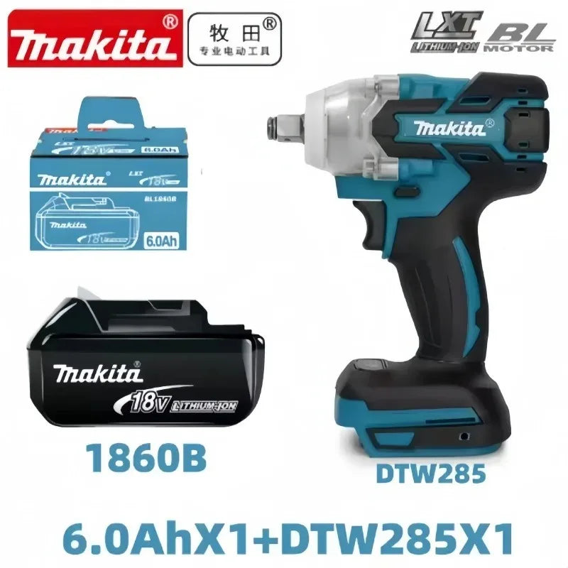 100% Original Makita Battery 6.0Ah Rechargeable Battery 18V Replacing Makita BL1830B L1840B L1850B L1860B Power Tool Battery