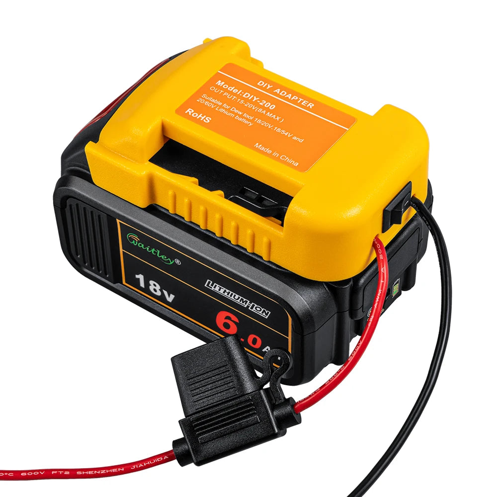 External Battery Adapter Converter for DEWALT 18V/20V/54V Ba