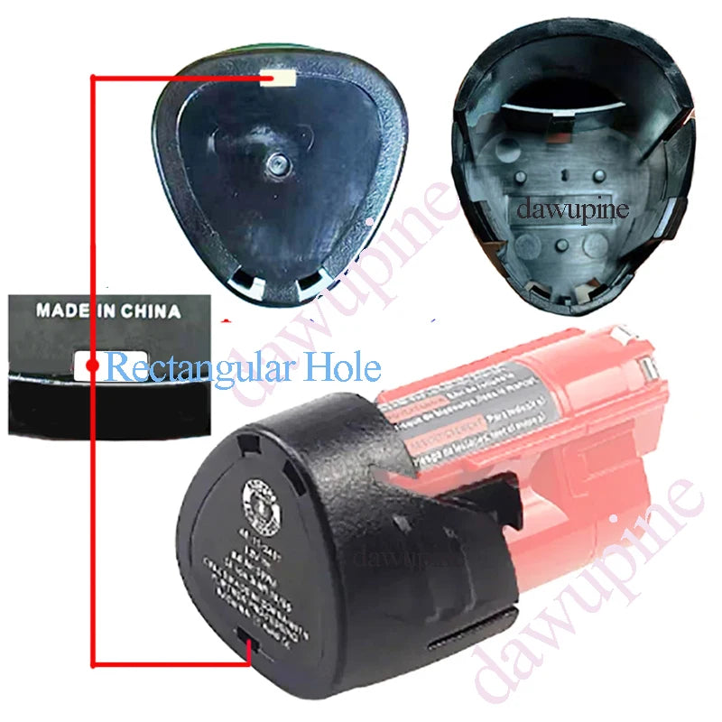 For M12 Lithium Ion Battery Plastic Bottom Shell Case Box To