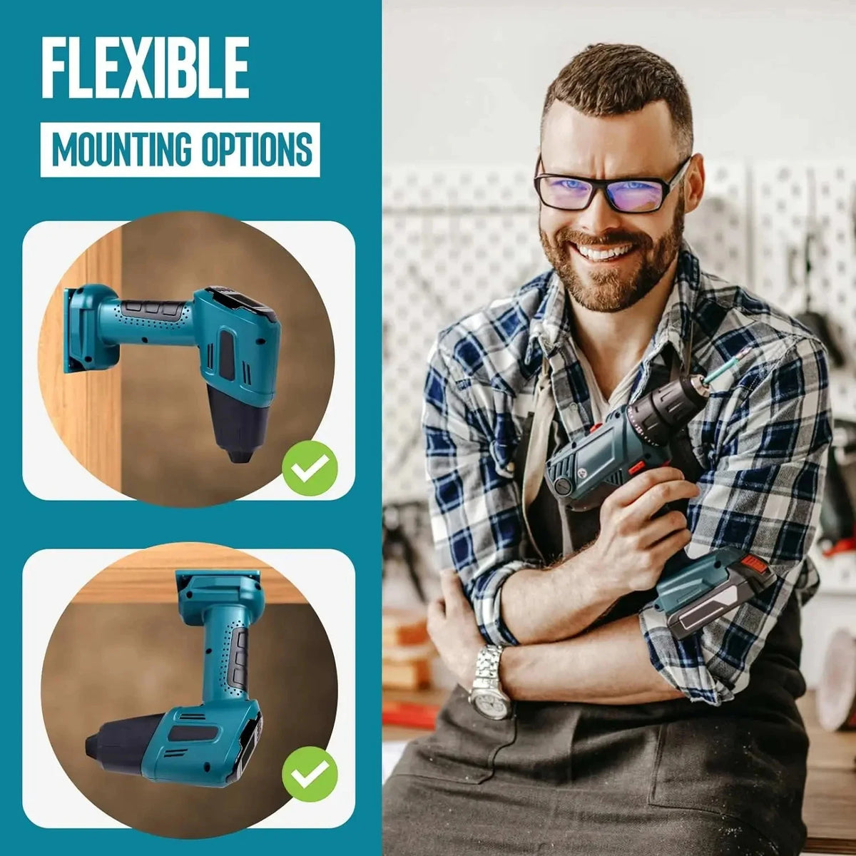 1pcs/2pcs/6/10pcs Wall Mount Electric Tool Holder for Makita