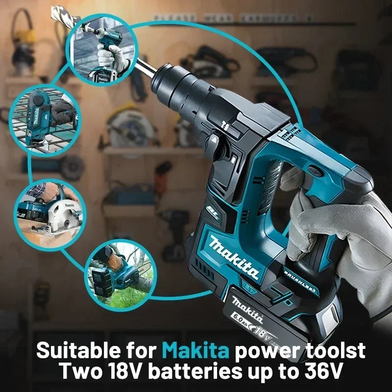 Makita 18V LXT 6.0Ah Original Rechargeable Battery BL1860 BL