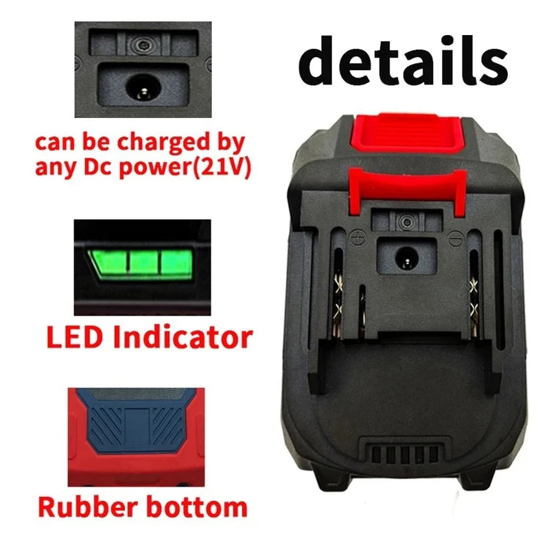 18V 21V 6.0 9.0 12.0Ah Rechargeable Lithium Battery For Maki
