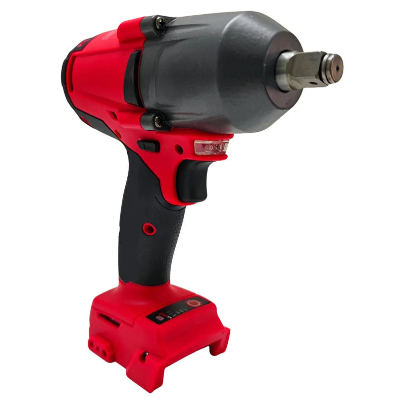 Fit For Milwaukee 18V Battery 1300NM Large Torque Cordless Wrench Brushless Electric Impact Wrench Repair Power Tools Car Truck