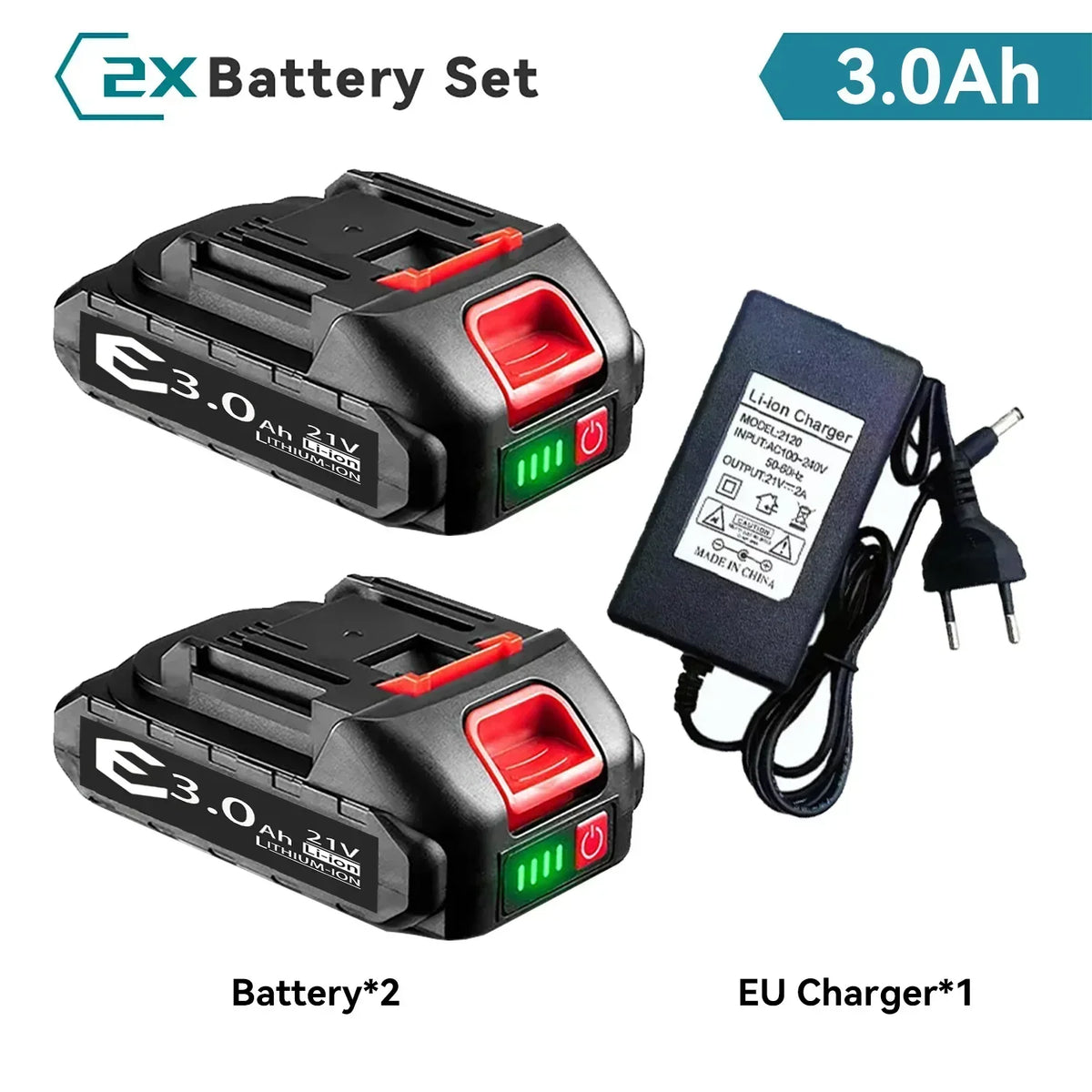 18V 21V 388VF Battery Rechargeable 3000mah 6000mah 9000mah Lithium Ion Battery Li-ion Battery For Makita Electric Power Tool