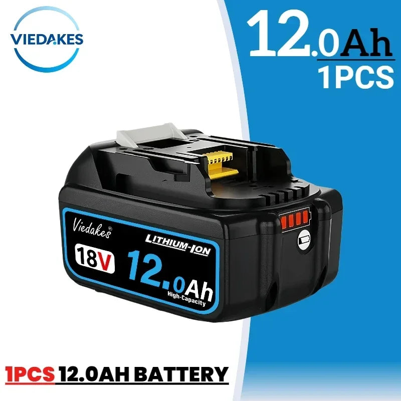 NEW Original For Makita 18V Battery 12000mAh Compatible with DTD173 DHP487 DJV182 Professional Power Tools Battery