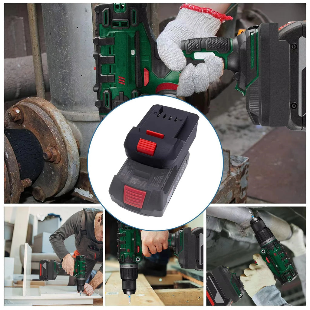 Adapter for Lidl Parkside X20V Li-ion tools TO for Milwaukee