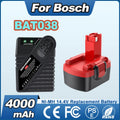 Powtree 14.4V For Bosch Battery BAT038 4000mAh NI-MH Power T