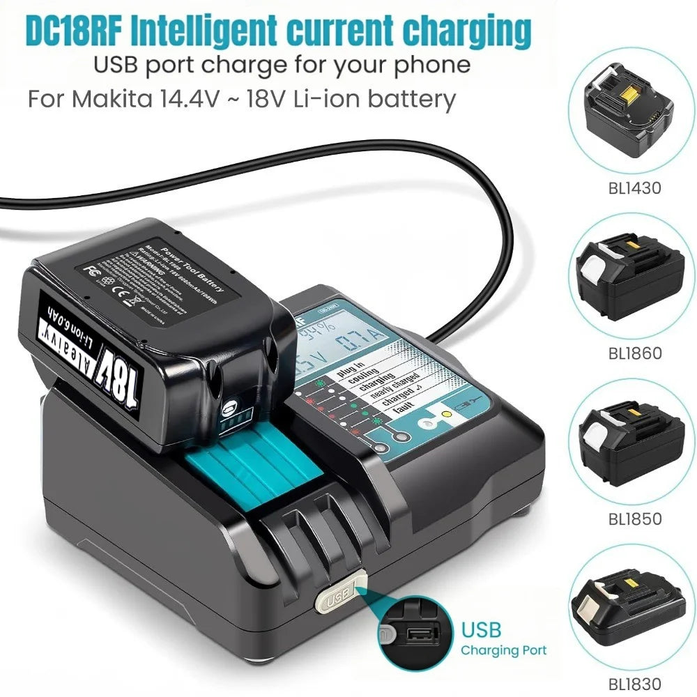 DC18RF Li-ion Battery Charger 3.5A Charging Current for Maki