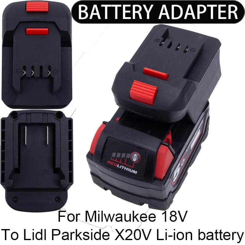 Battery Adapter Converter for Makita/Bosch/Milwaukee/DW 18V 