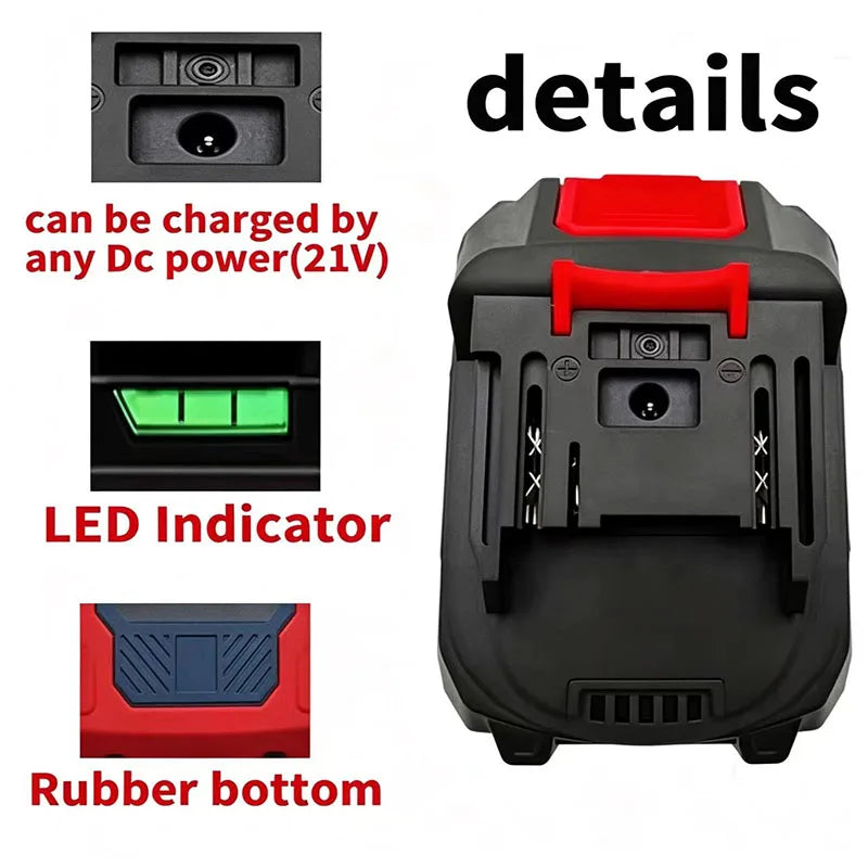 Original for Makita 21V Battery 6AH-12AH Power Tool Lithium 