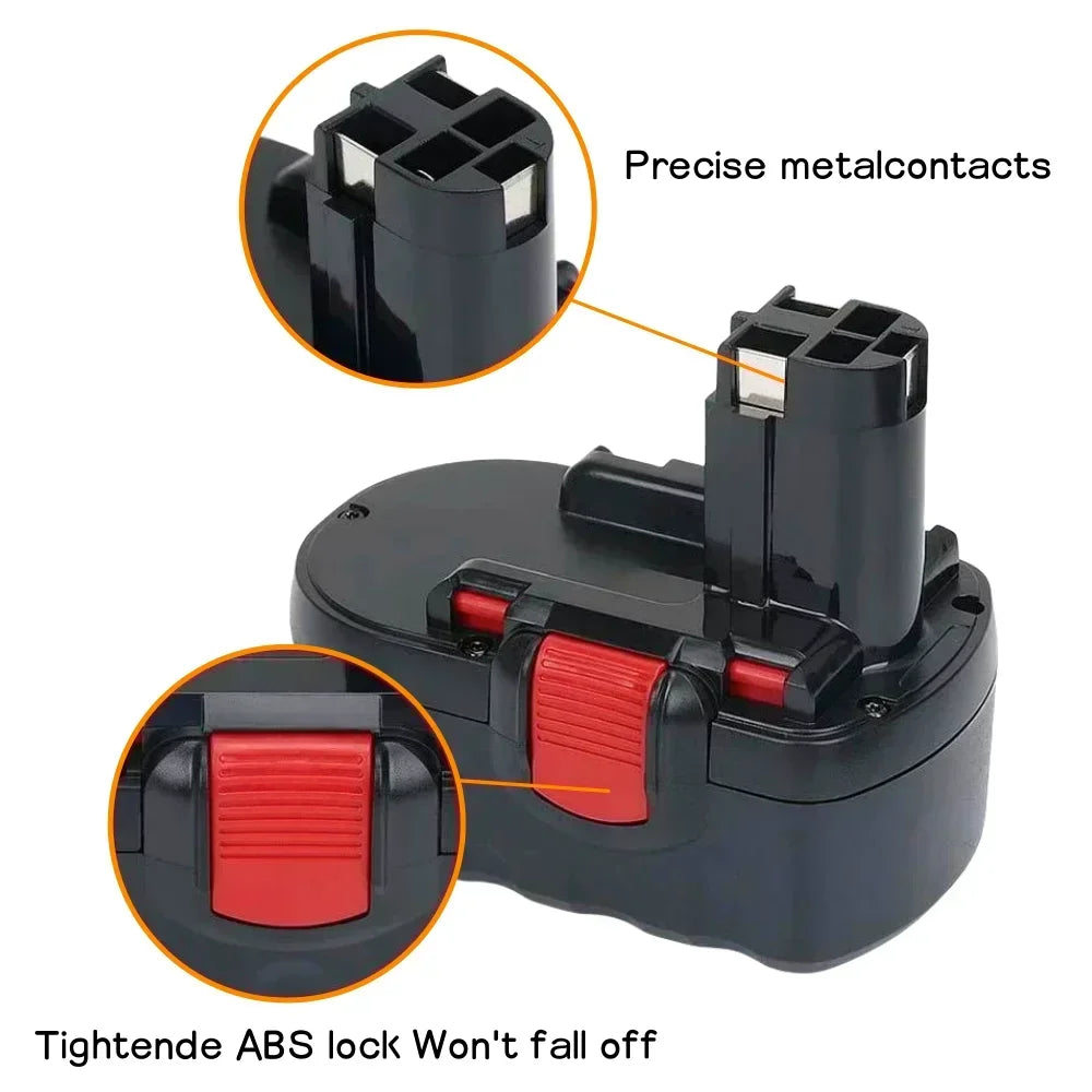 New For Bosch 18V 4.8/6.8/9.8/12.8Ah BAT025 Rechargeable Bat