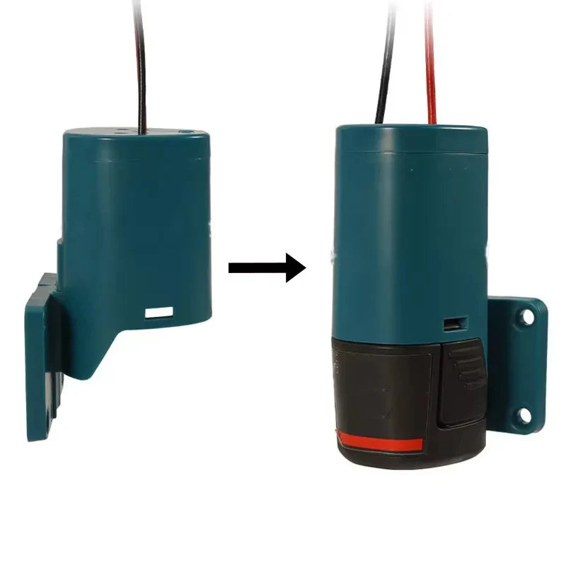 For Bosch Adapters 10.8V 12V Battery Power Connector Adapter