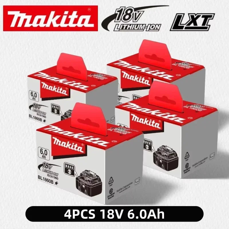 18V Makita Genuine Battery LED Display Rechargeable Tool Battery for Makita LXT Series Power Tool Battery & Charger