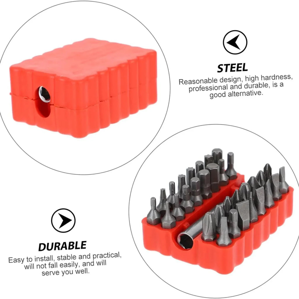 33pc Professional Security Bit Set - Tamper-Proof Multi-Type
