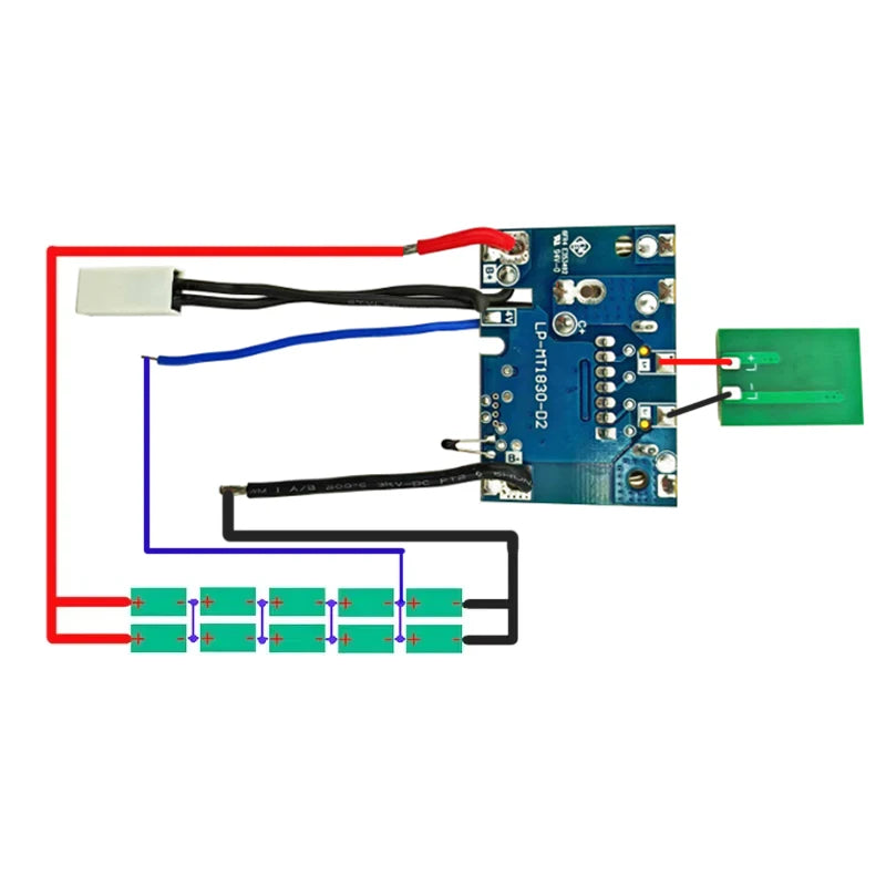 BL1830 For Makita 18V Li-ion Battery BMS PCBA Charging Prote
