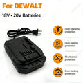 1.8A Lithium Battery Charger For Dewalt 18V 20V DCB206 DCB20