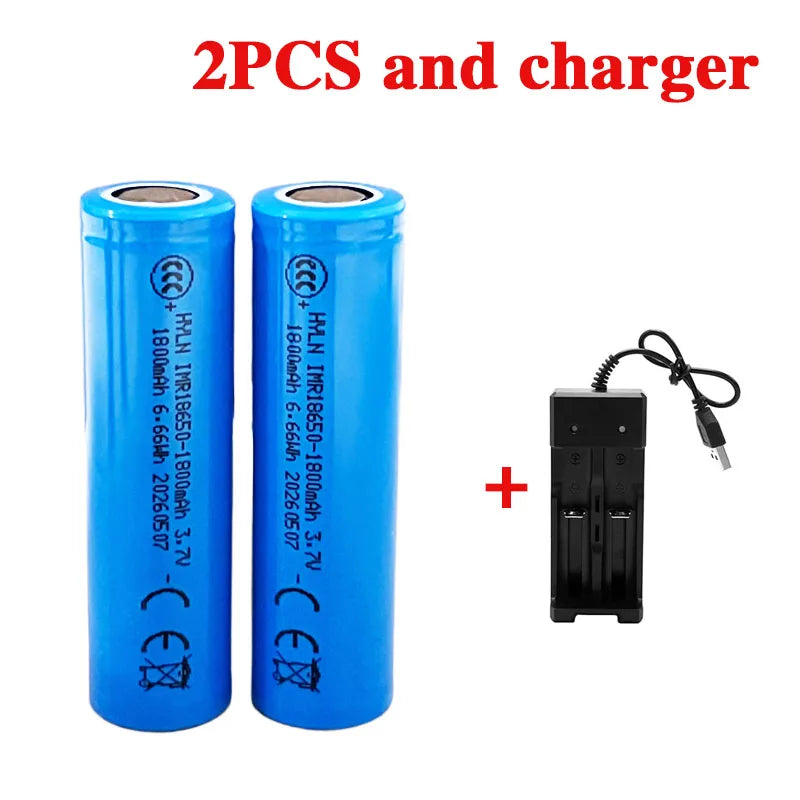 18650 3.7V 1800mAh Li-ion Rechargeable Battery Suitable for Power Tools Children s Toys Torches and Other Rechargeable Devices