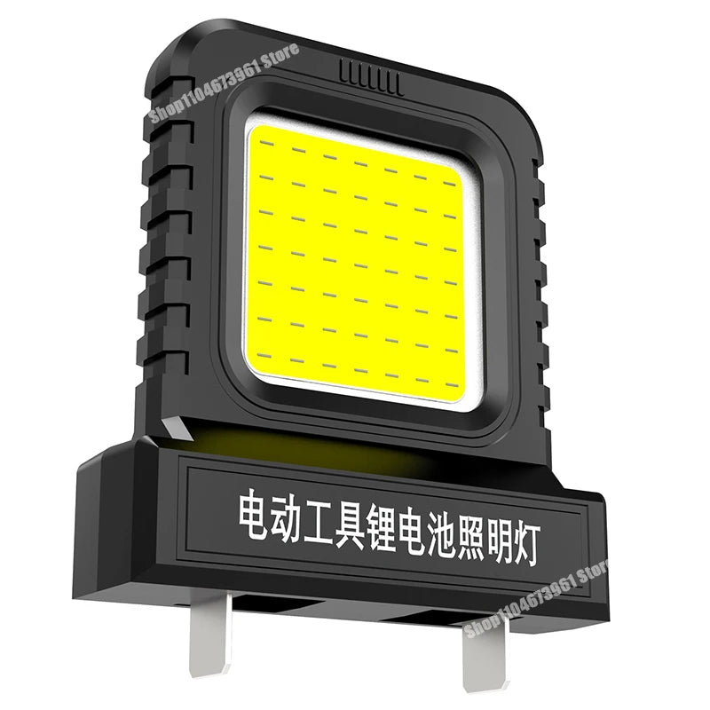 Power Tool Accessories LED Work Light for Makita for Milwaukee for Dewalt for Bosch for Dayi Lomvum Zhipu 18V-21V Li-ion Battery