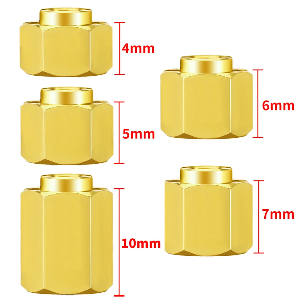 AXSPEED Brass Wheel Hex Hub Extenders Adapter 4/5/6/7/10mm f