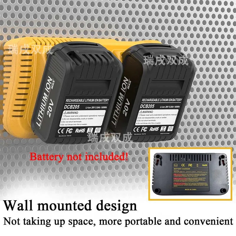 DCB102 Power Tool Lithium Battery 3A Double Charger For DeWa