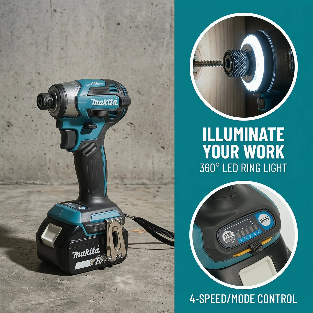 2026 Makita DTD173 18V Cordless Impact Driver BL Brushless M