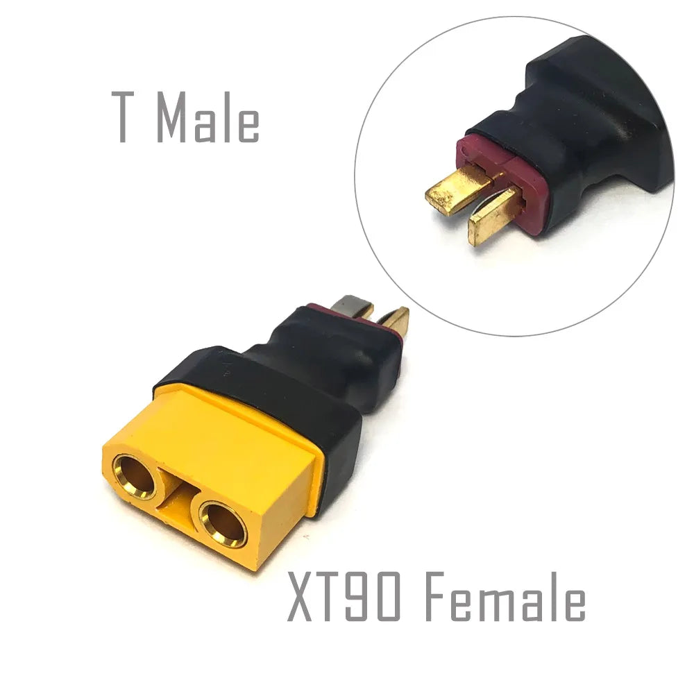 YSIDO RC Battery Adapter XT60/XT30/XT90/T Plug/TRX Connector Female to Male / Male to Female Converter for RC Drone Car Boat DIY