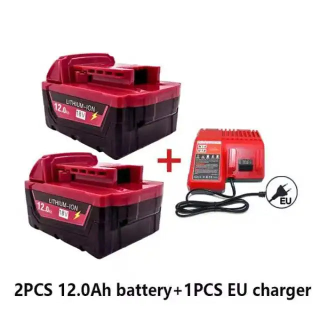 M18 For Milwaukee 18V Power Tool Battery Charger BR XC M18B5 48-11-1860 Built-in 18650 Power Tool Battery 6.0Ah/9.0Ah/12.0Ah
