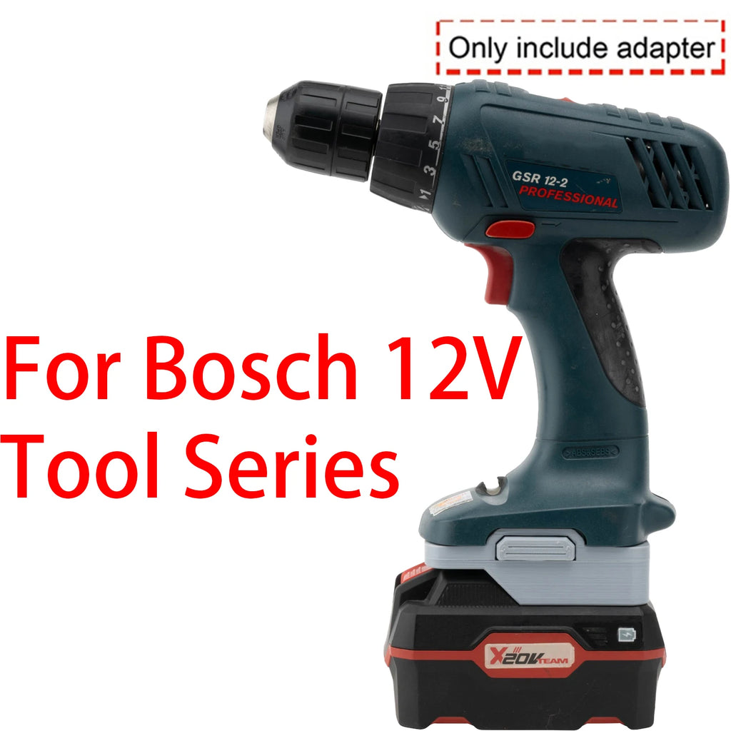 Battery Adapter For Bosch 12V Li-ion Tool To Lidl Parkside X