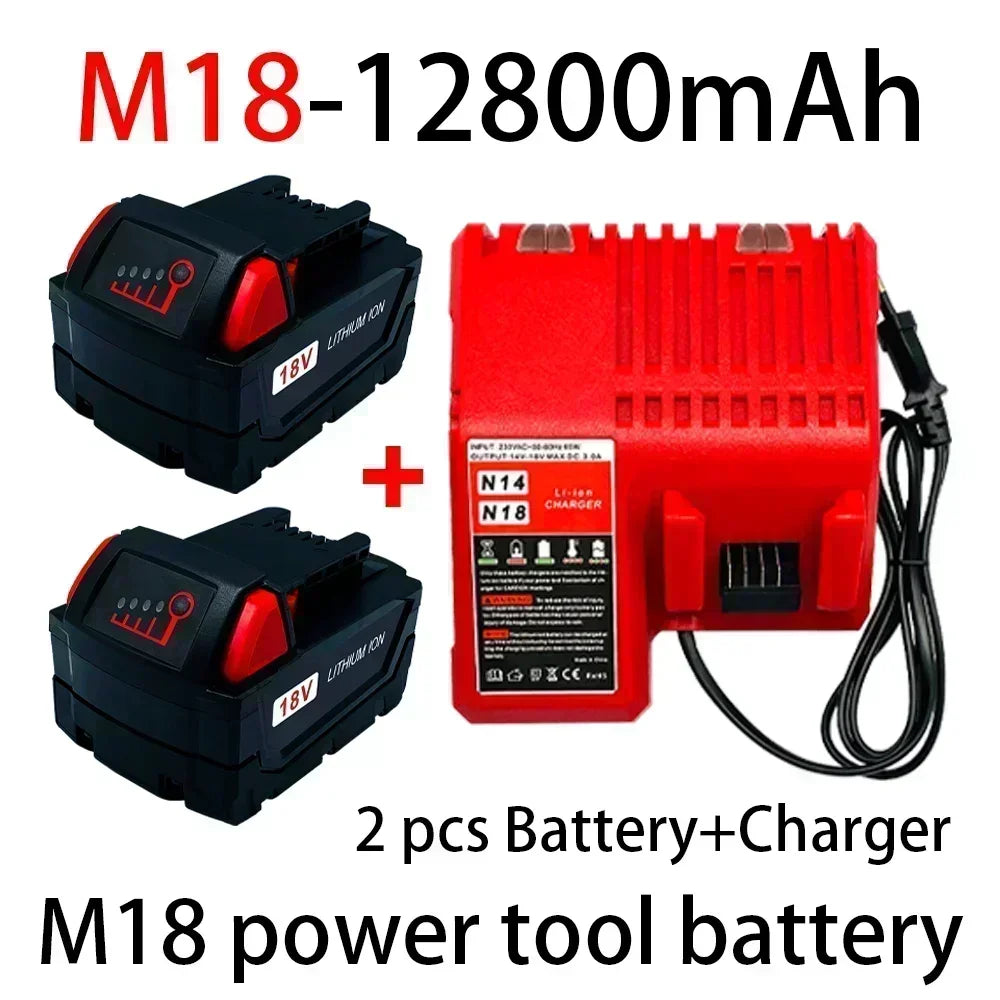 18V For Milwaukee M18 Power Tool Battery Charger BR XC 18V 1