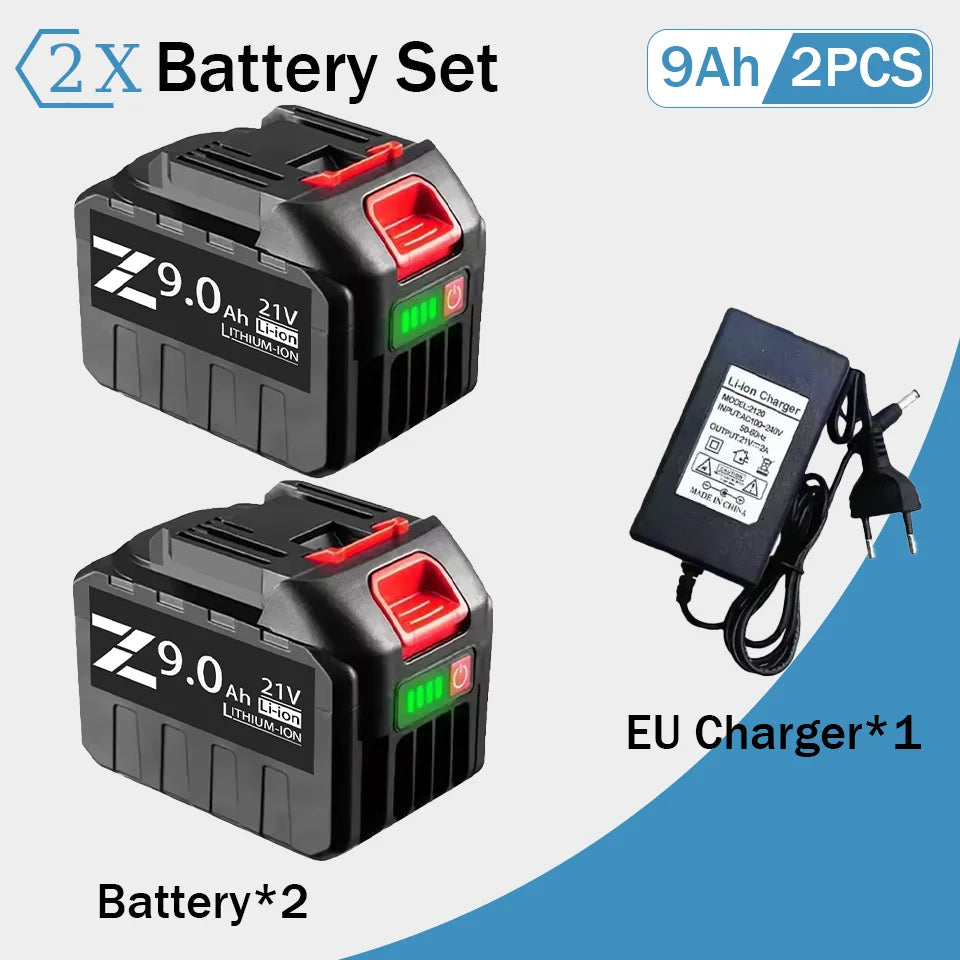 18V 21V 388VF Rechargeable Li-ion Battery 3.0Ah 6.0Ah 9.0Ah For Makita 18V LXT Power Tools Replacement Battery LED Indicator BMS