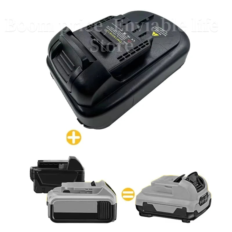Battery Adapter for Dewal 20V to 12V Power Tools DM18DW12 Ad