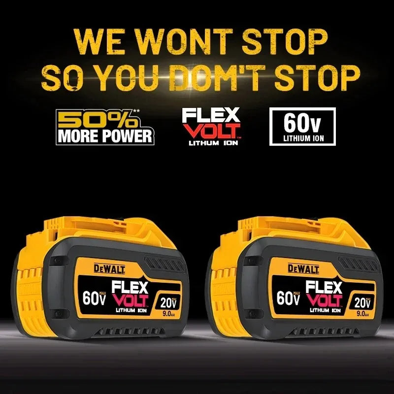 DeWALT Original Battery 20V/60V 9000mAh MAX FlexVolt for DCB