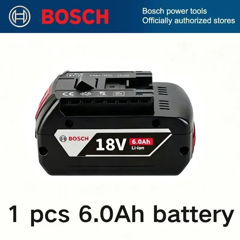 NEW Bosch Professional Lithium Battery 18V 6.0AH Bosch BAT609 BAT609G BAT618 BAT618G Rechargeable Power Tool 6Ah Battery