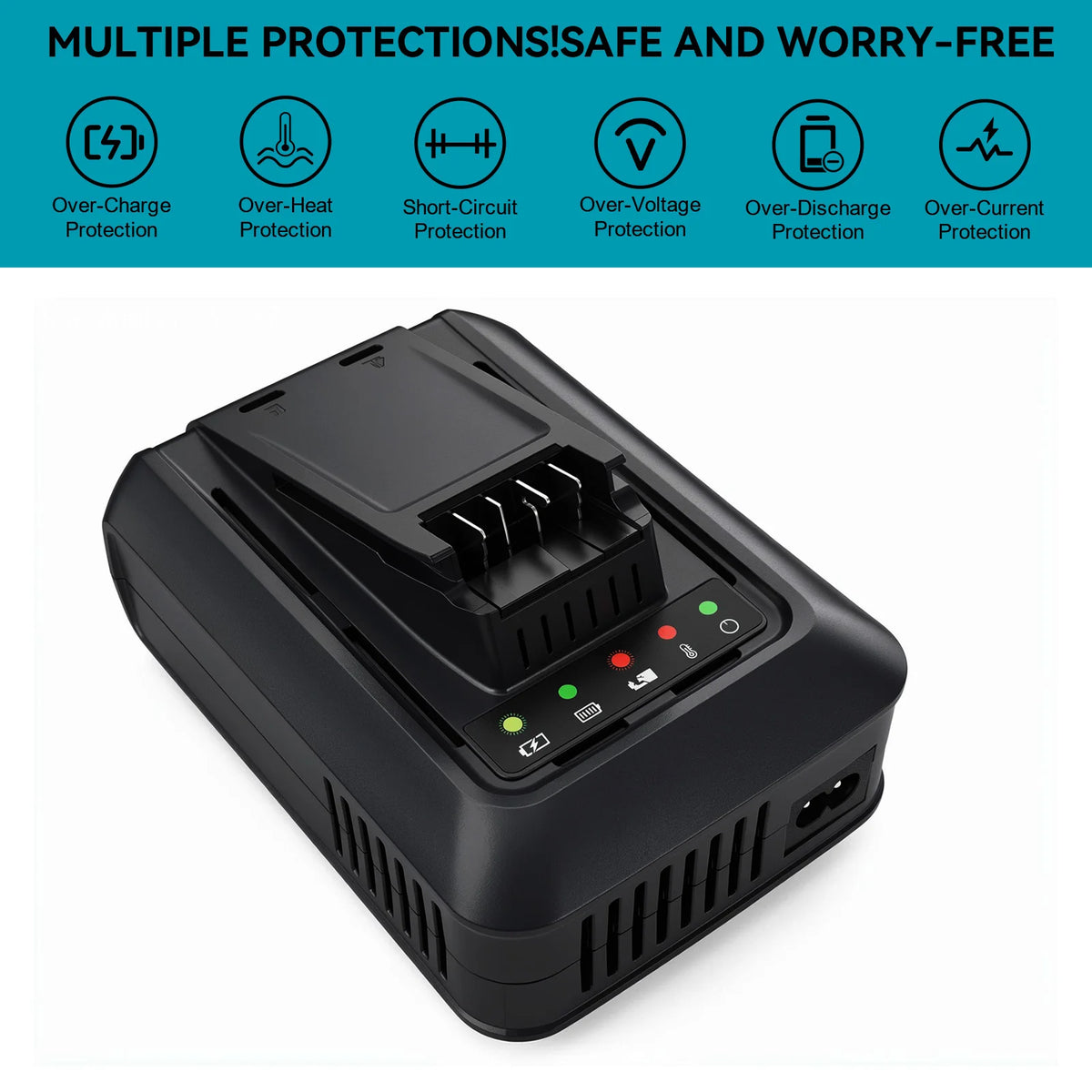 Charger 18V For Bosch PBA Home & Garden PSB PSR Battery 4A C