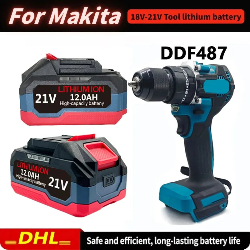 2026 New Version 21V 12.0Ah Li-ion Battery Replacement For M
