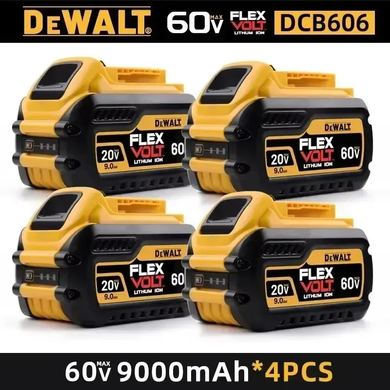 DeWALT Original Battery 20V/60V 9000mAh MAX FlexVolt for DCB606 DCB205 DCB206 DCB209 DCB182 Power Tool Air Transport