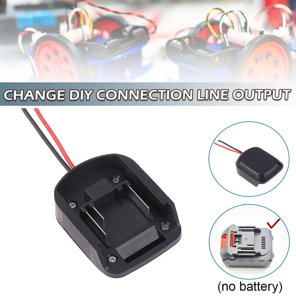 DIY Battery Cable Connector For 18V Li-ion Battery Output Ad