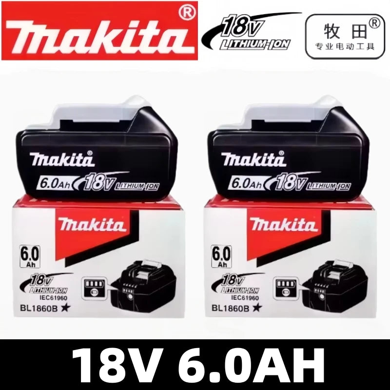 Original Makita 18V 6.0Ah Rechargeable Battery For Makita BL