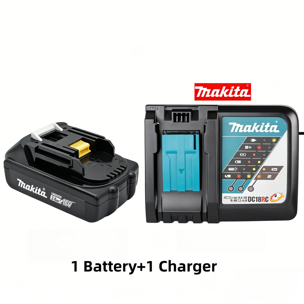 Genuine Makita BL1830 18V 3.0Ah Battery + DC18RC Charger Set For Power Tools.