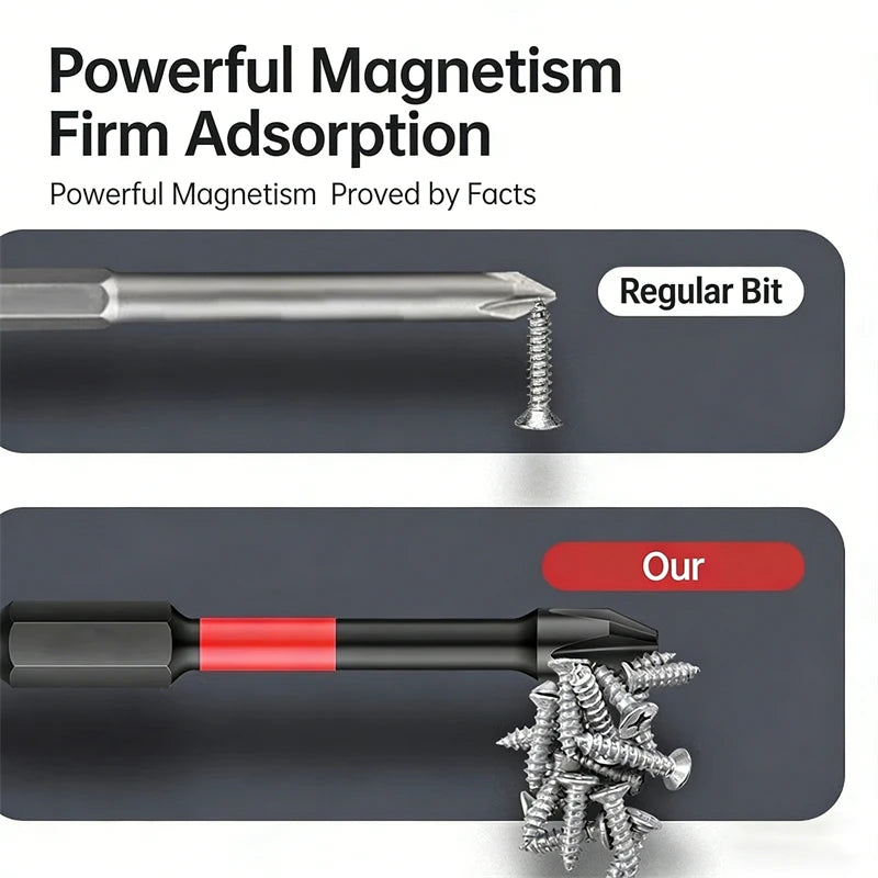 Magnetic Impact Phillips Bit Anti-Slip Impact Long Screwdriv