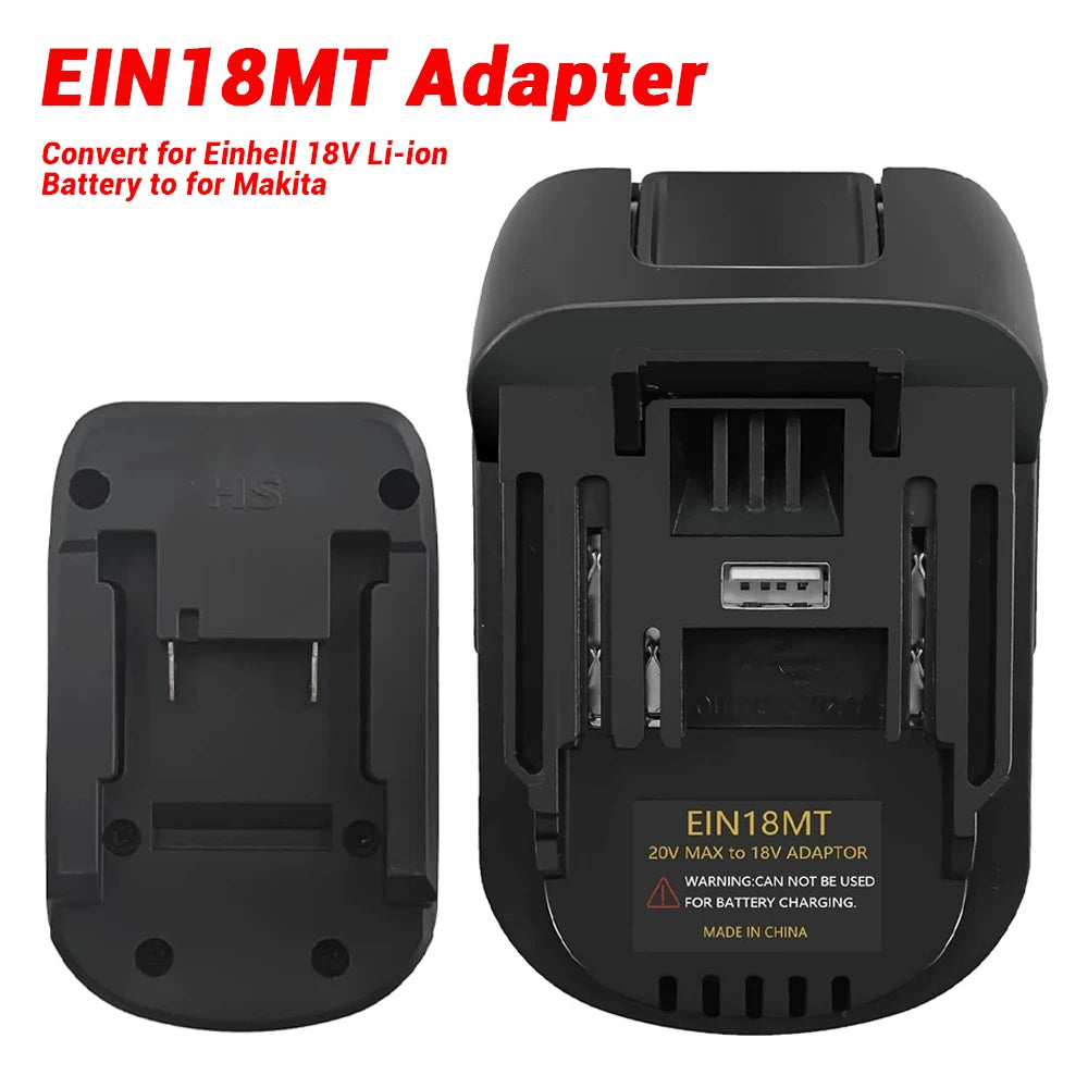 DM18M BS18MT EIN18MT Battery Adapter for Dewalt&Milwaukee/Bosch/Einhell Battery Converter to for Makita 18V Power Tools